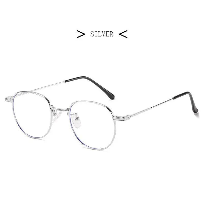 Unisex Round Full Rim Titanium Prescription Glasses 6288 — view 3 | Rx Spectacle