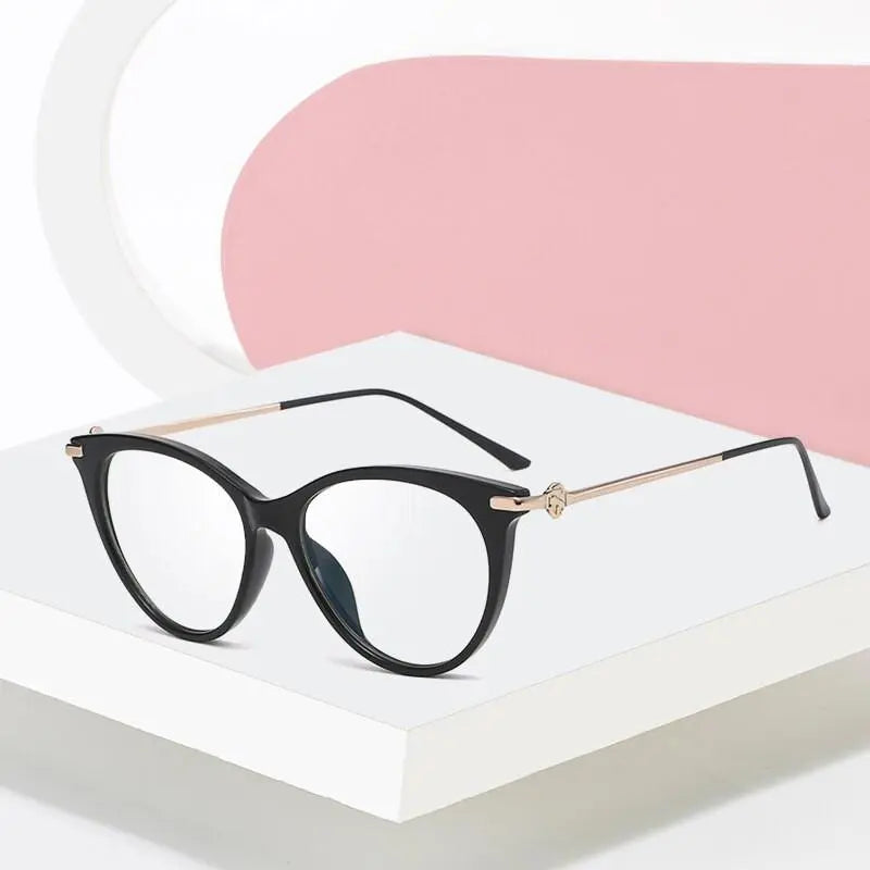 Women's Cat Eye Full Rim TR90 Prescription Glasses Tr2335 — view 1 | Rx Spectacle