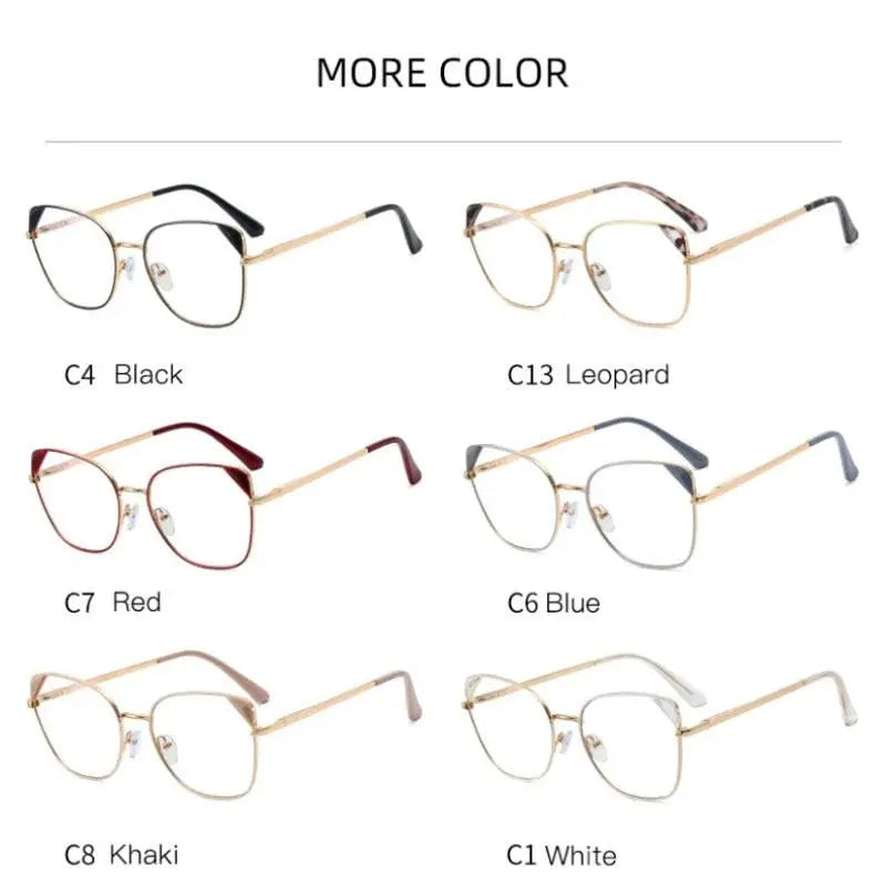 Women's Cat Eye Full Rim TR90 Prescription Glasses 95805 — view 3 | Rx Spectacle