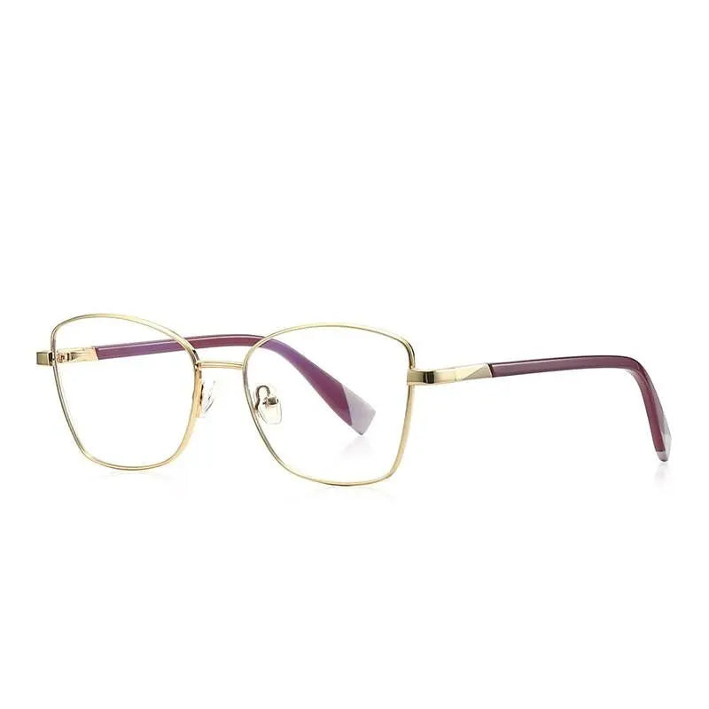 Unisex Square Full Rim Alloy Prescription Glasses 3010 — view 11 | Rx Spectacle