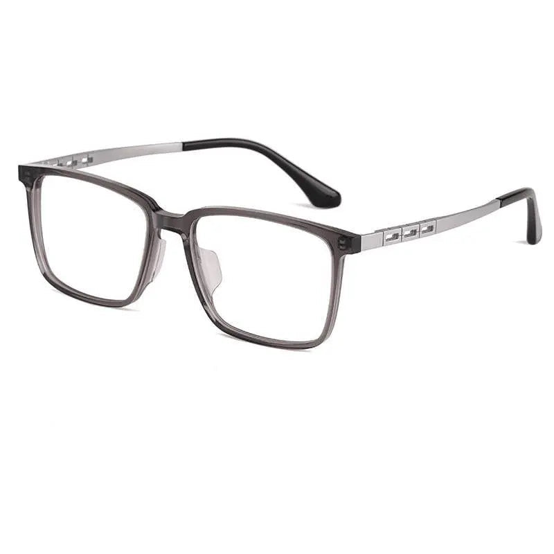 Men's Full Rim Titanium Prescription Glasses HT5022B — view 9 | Rx Spectacle
