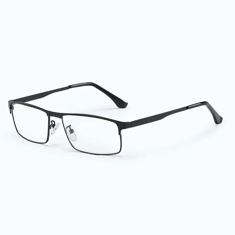 Unisex Square Full Rim Alloy Reading Glasses 9013 — view 3 | Rx Spectacle