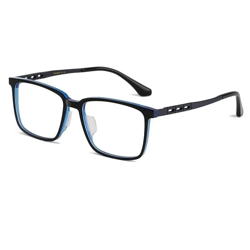 Men's Full Rim Titanium Prescription Glasses HT5022B — view 3 | Rx Spectacle