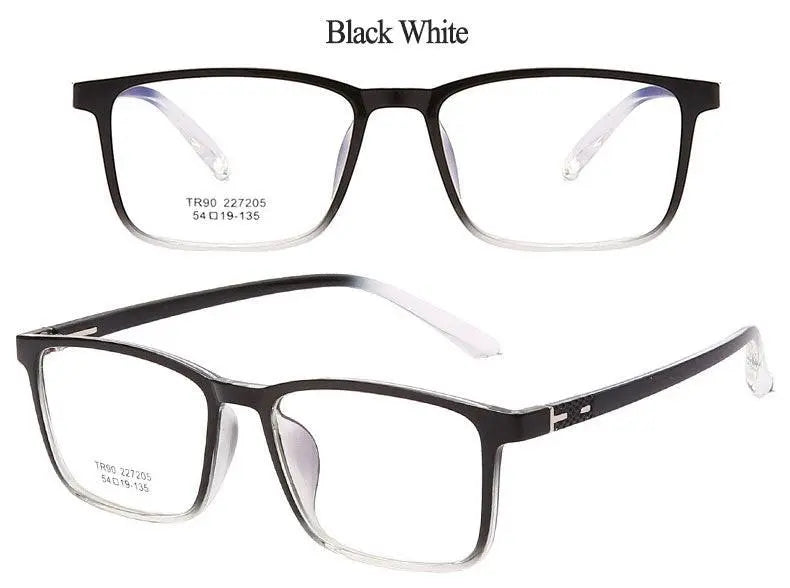 Unisex Rectangular Full Rim TR90 Prescription Glasses 227 — view 17 | Rx Spectacle