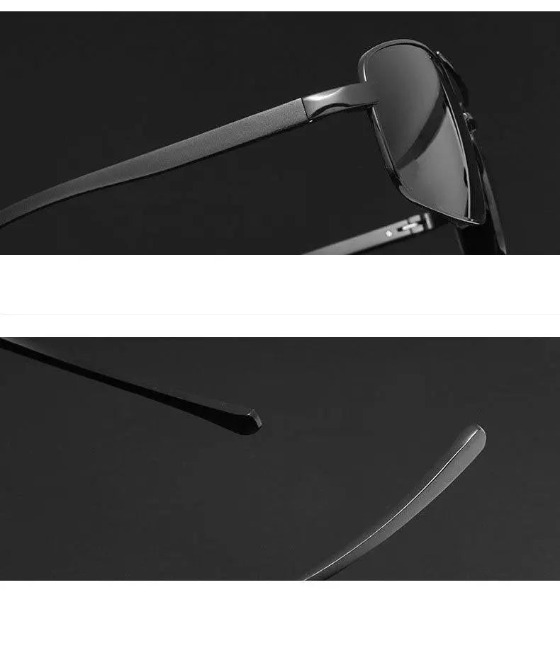 Men's Rectangular Full Rim Alloy Prescription Glasses 2458 — view 21 | Rx Spectacle