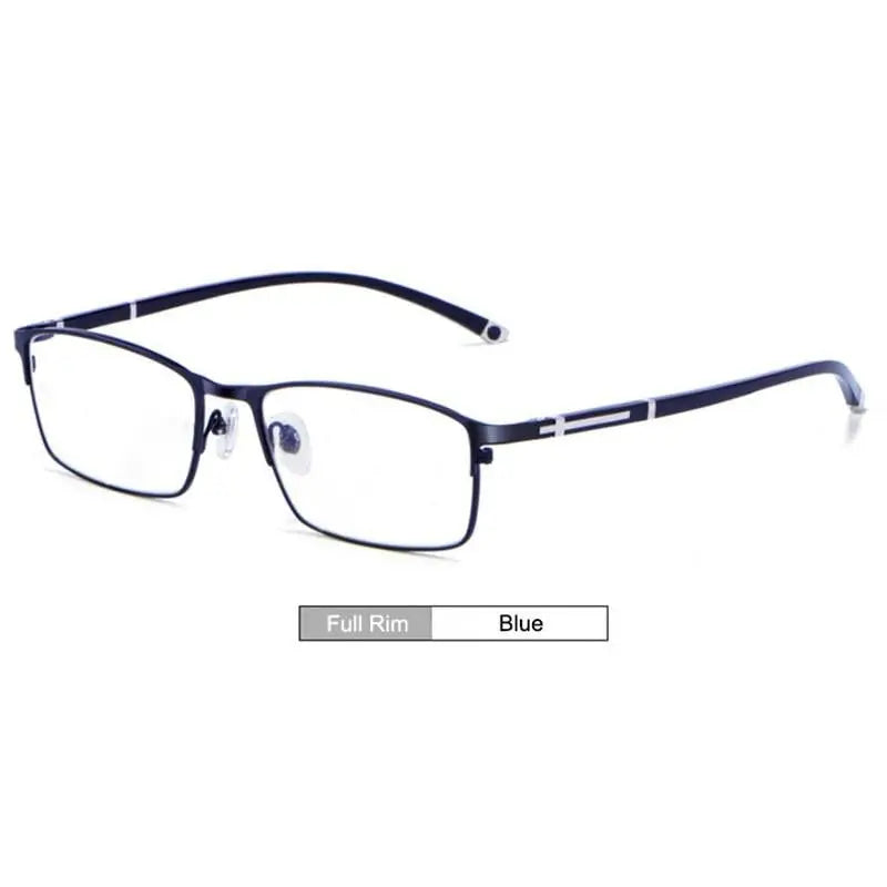 Unisex Full Rim Alloy Prescription Glasses P9211 — view 11 | Rx Spectacle