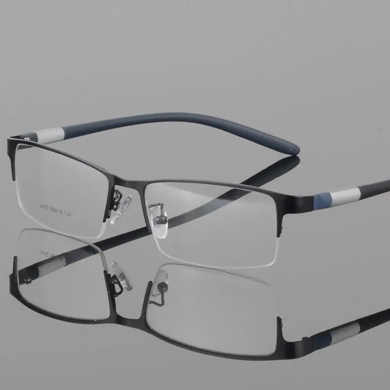 Unisex Semi-Rimless TR90 Prescription Glasses 2242 — view 3 | Rx Spectacle