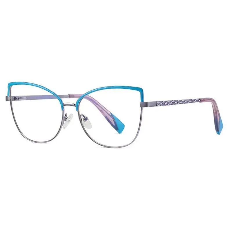 Women's Cat Eye Full Rim TR90 Prescription Glasses 3024 — view 7 | Rx Spectacle