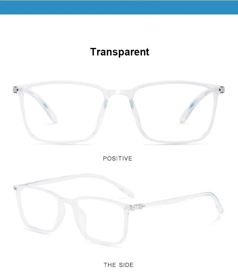 Unisex Square Full Rim TR90 Prescription Glasses 6633 — view 16 | Rx Spectacle