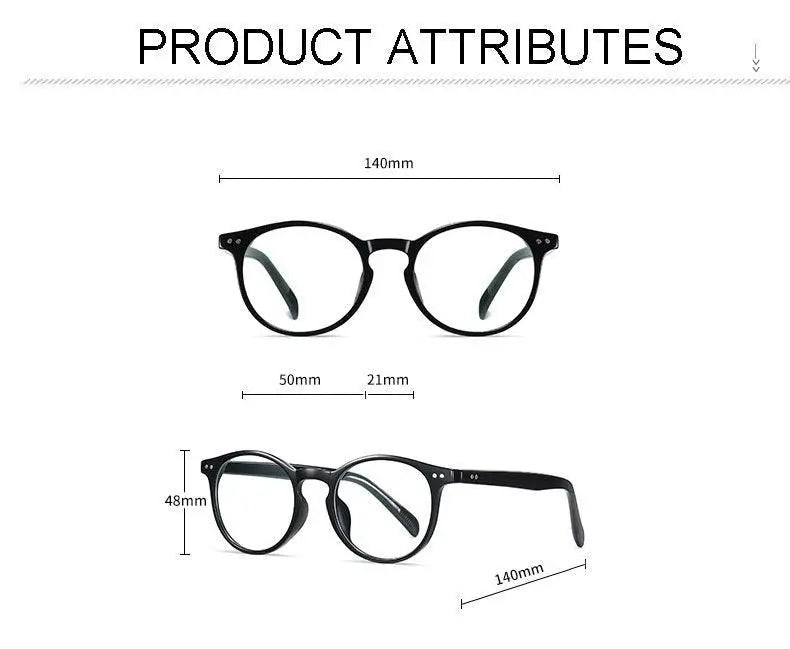 Women's Round Full Rim TR90 Prescription Glasses 623013 — view 2 | Rx Spectacle