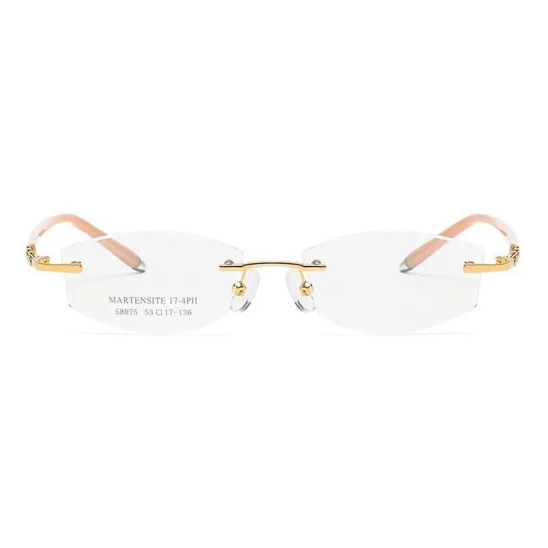Women's Rimless Prescription Glasses 58075 — view 3 | Rx Spectacle