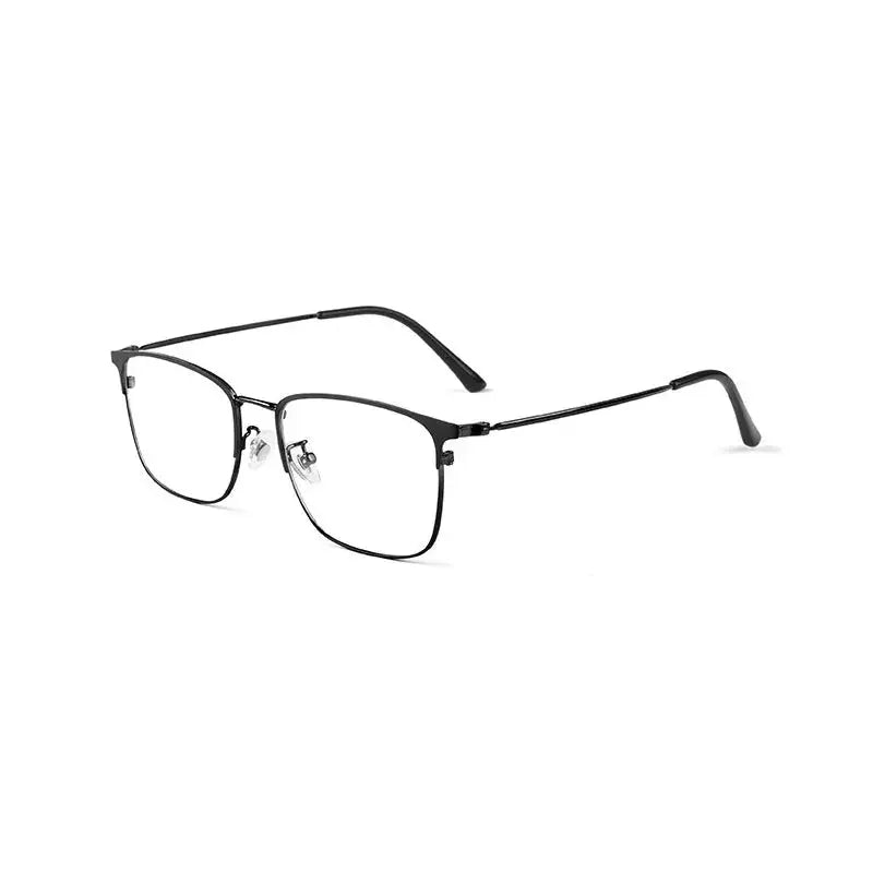 Women's Square Full Rim Alloy Prescription Glasses 80165 — view 6 | Rx Spectacle