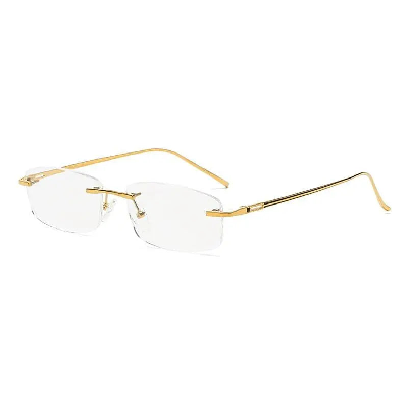 Men's Rimless Titanium Prescription Glasses 9079 — view 9 | Rx Spectacle
