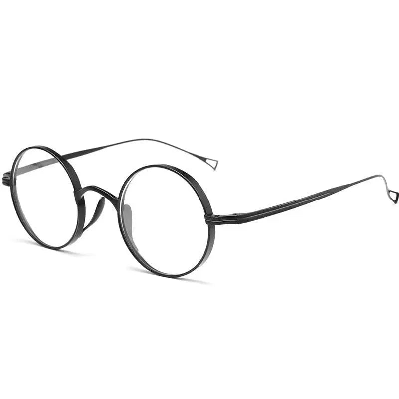 Unisex Full Rim Titanium Prescription Glasses 9818CK — view 5 | Rx Spectacle