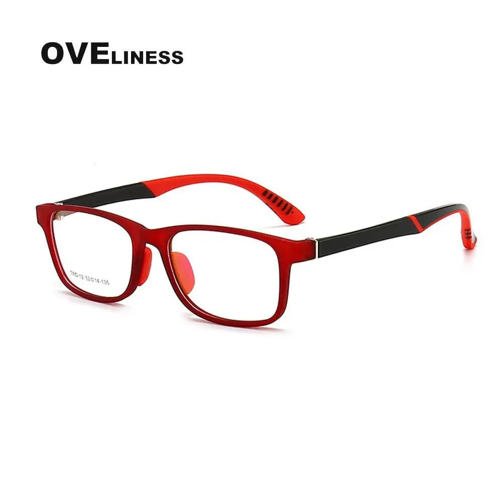 Unisex Square Full Rim Titanium Prescription Glasses Oltrd12p — view 5 | Rx Spectacle