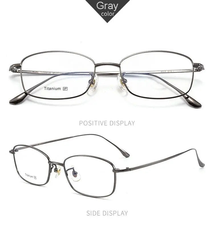 Men's Full Rim Titanium Prescription Glasses 8508 — view 12 | Rx Spectacle