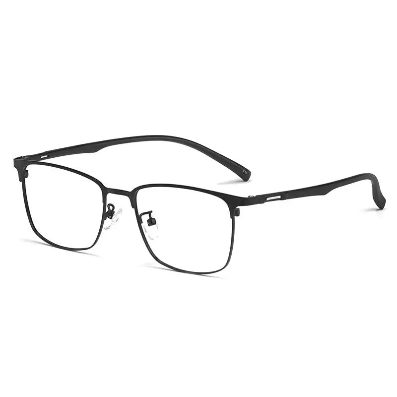 Men's Square Full Rim Alloy Prescription Glasses 5239 — view 5 | Rx Spectacle