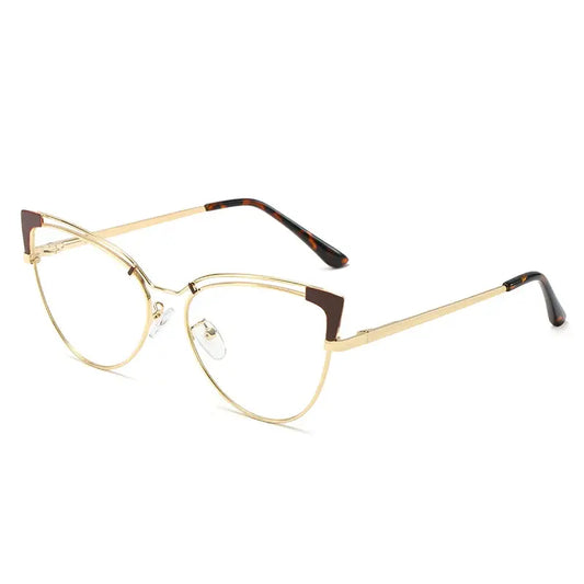 Women's Cat Eye Full Rim TR90 Prescription Glasses 495636 — view 1 | Rx Spectacle