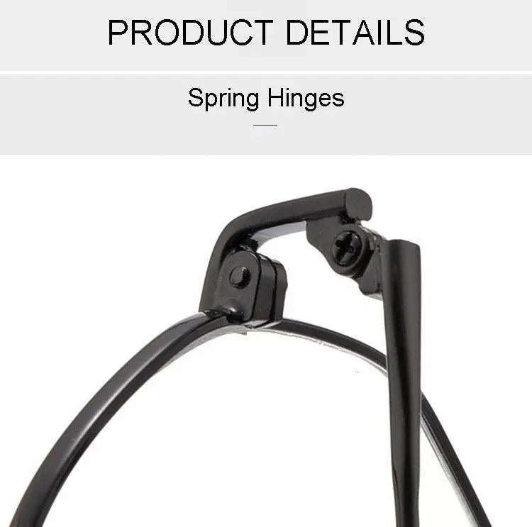 Unisex Polygon Full Rim Alloy Prescription Glasses D879 — view 18 | Rx Spectacle