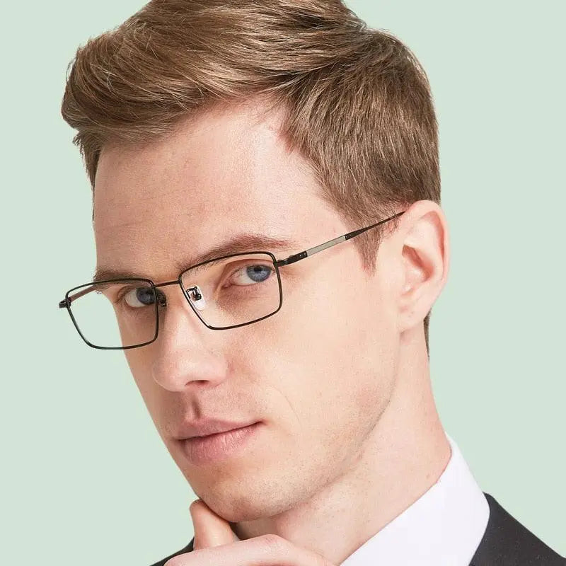 Men's Full Rim Titanium Prescription Glasses CK1045 — view 6 | Rx Spectacle