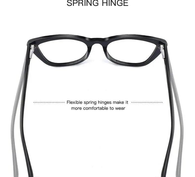 Women's Cat Eye Full Rim Acetate Prescription Glasses Z508 — view 14 | Rx Spectacle