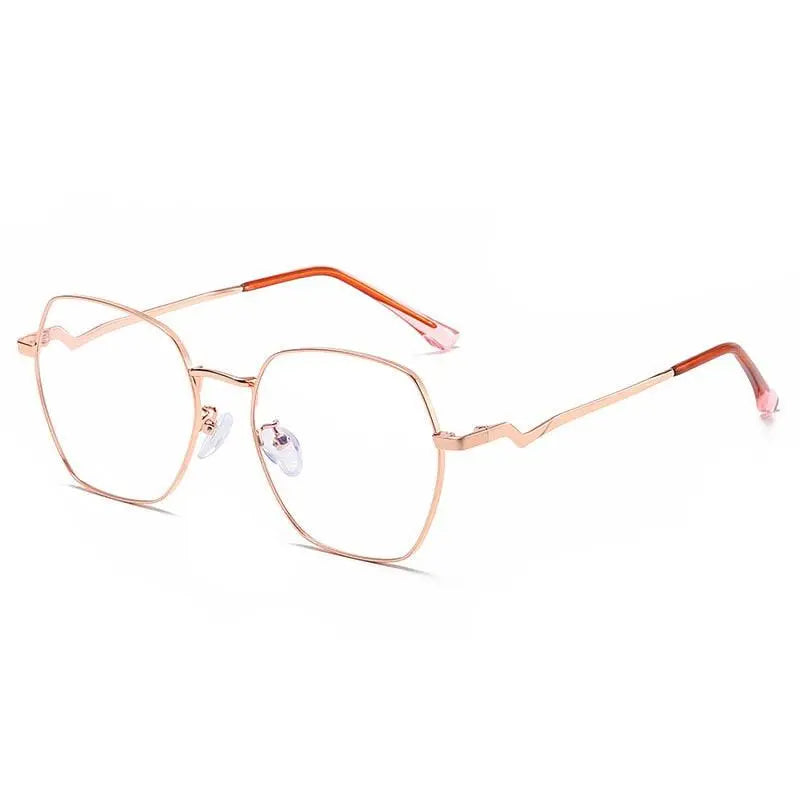 Women's Irregular Full Rim TR90 Prescription Glasses 1910 — view 4 | Rx Spectacle