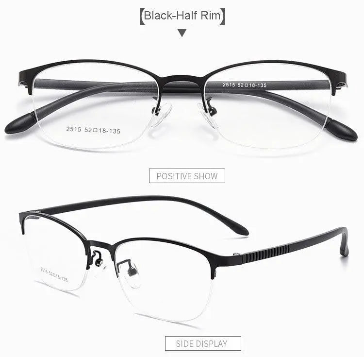 Unisex Full Rim Alloy Prescription Glasses 2516 — view 18 | Rx Spectacle