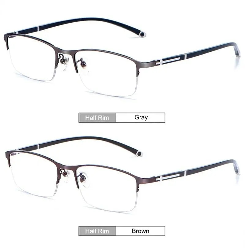 Unisex Full Rim Alloy Prescription Glasses P9211 — view 2 | Rx Spectacle