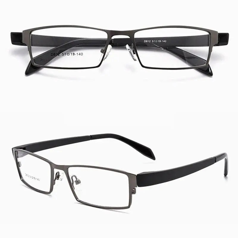 Unisex Square Full Rim TR90 Prescription Glasses D812 — view 4 | Rx Spectacle