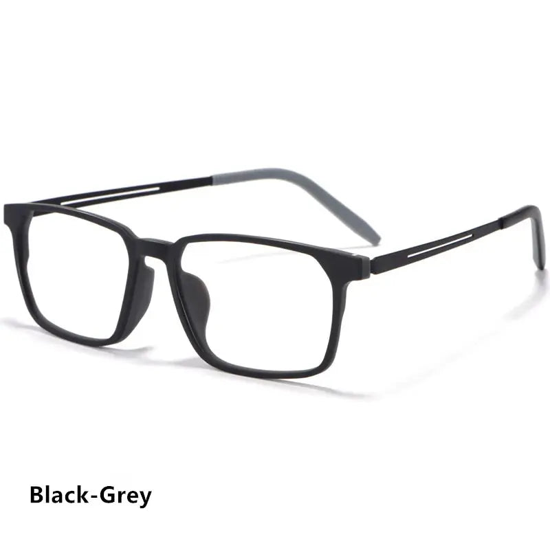 Men's Square Full Rim Titanium Prescription Glasses 3878 — view 9 | Rx Spectacle