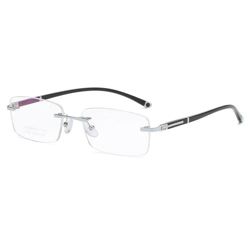 Men's Rimless Titanium Prescription Glasses 58065 — view 8 | Rx Spectacle