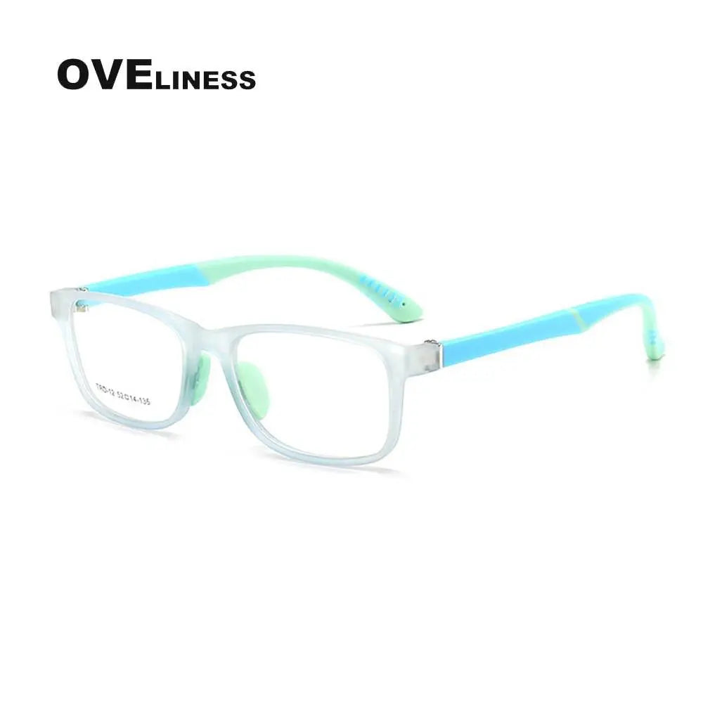 Unisex Square Full Rim Titanium Prescription Glasses Oltrd12p — view 8 | Rx Spectacle