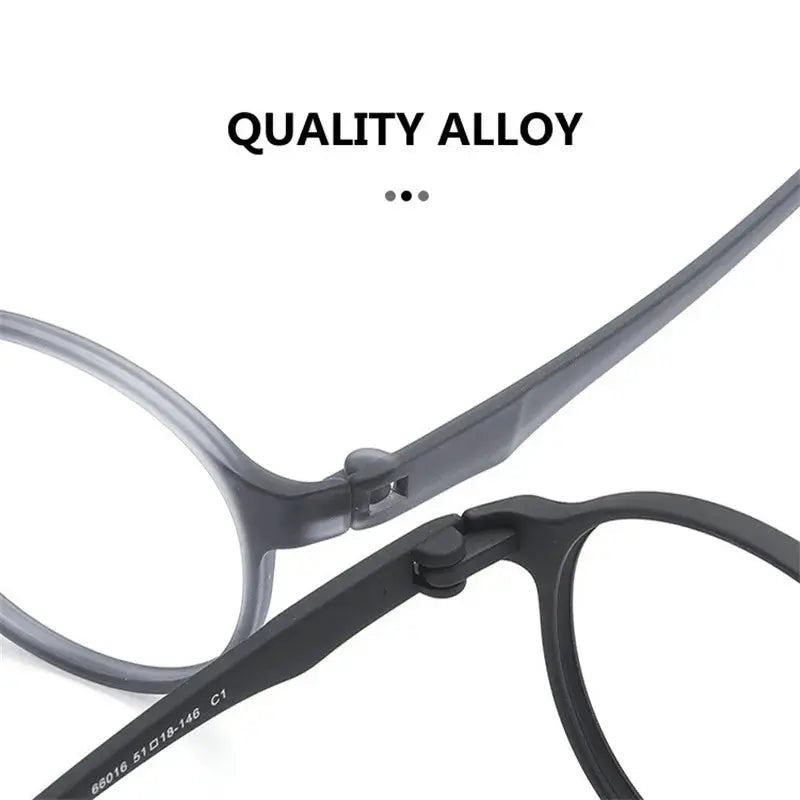 Unisex Round Full Rim TR90 Reading Glasses 66016 — view 3 | Rx Spectacle