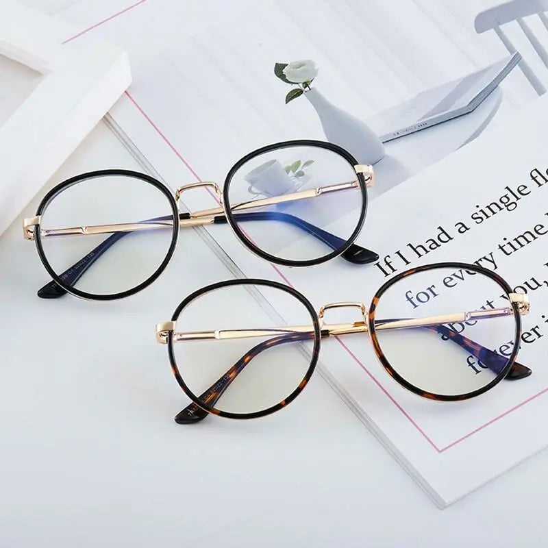 Women's Round Full Rim TR90 Prescription Glasses 7028 — view 1 | Rx Spectacle