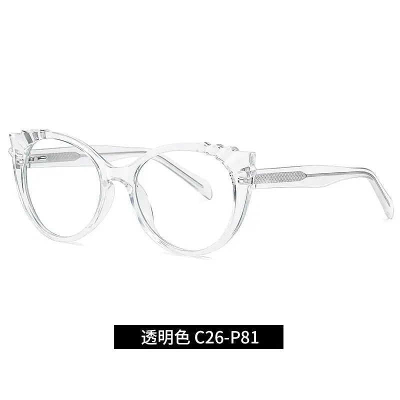 Unisex Cat Eye Full Rim TR90 Prescription Glasses 4 — view 4 | Rx Spectacle