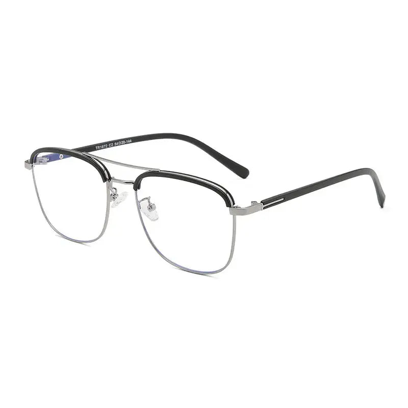 Women's Square Full Rim TR90 Double Bridge Prescription Glasses 81872 — view 6 | Rx Spectacle
