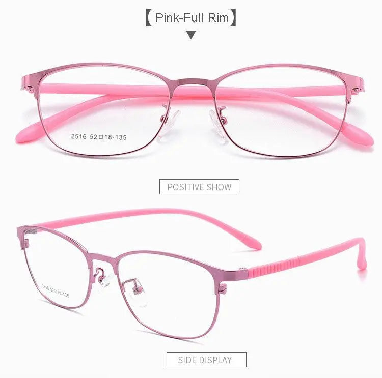 Unisex Full Rim Alloy Prescription Glasses 2516 — view 21 | Rx Spectacle