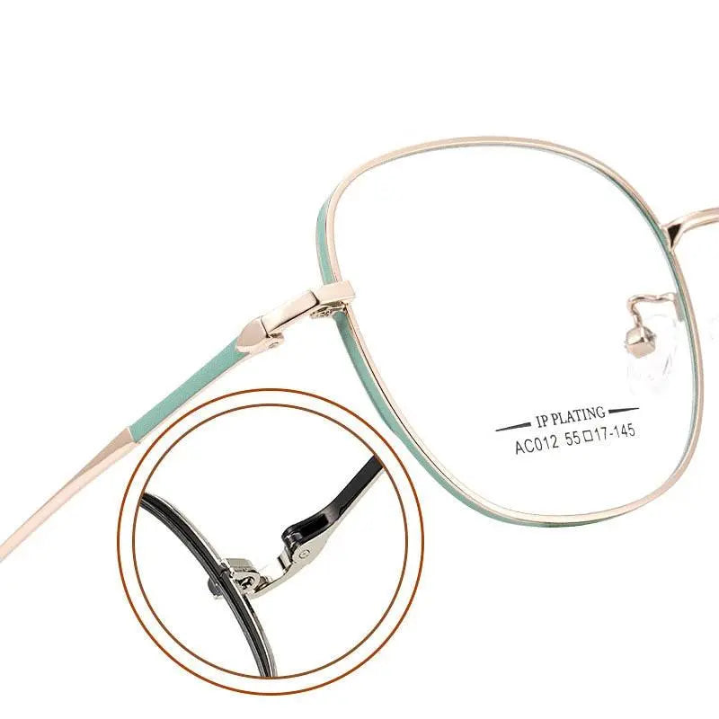 Unisex Full Rim Alloy Prescription Glasses AC012 — view 8 | Rx Spectacle