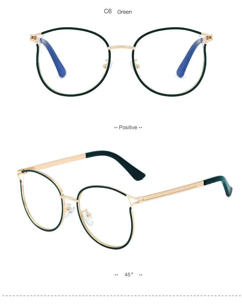 Women's Cat Eye Full Rim TR90 Prescription Glasses 95785 — view 17 | Rx Spectacle