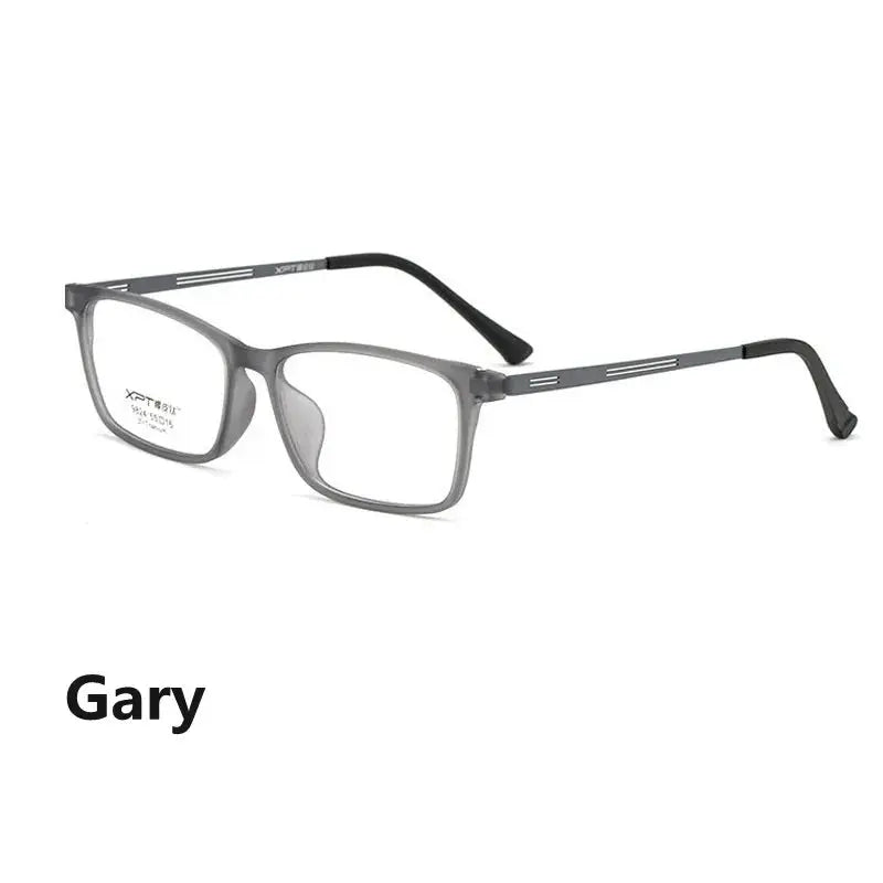 Unisex Square Full Rim Titanium Reading Glasses 9824 — view 7 | Rx Spectacle