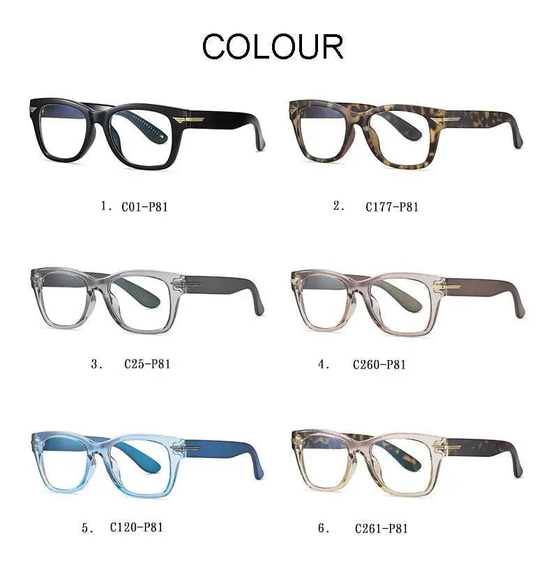 Unisex Full Rim Plastic Prescription Glasses Tr3393 — view 17 | Rx Spectacle