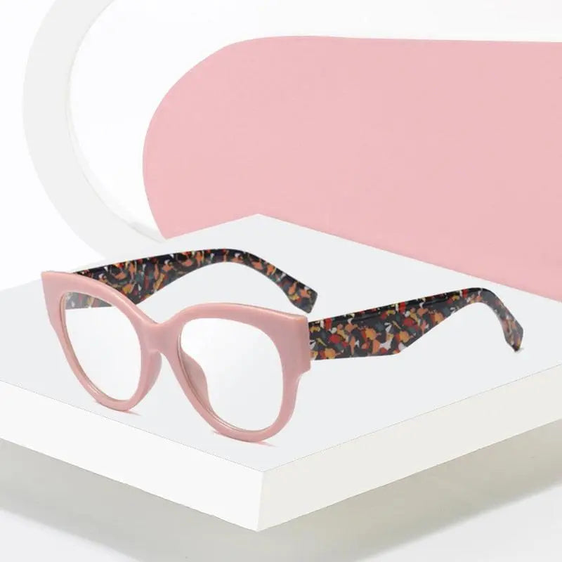 Women's Cat Eye Full Rim Acetate Prescription Glasses 92161 — view 1 | Rx Spectacle