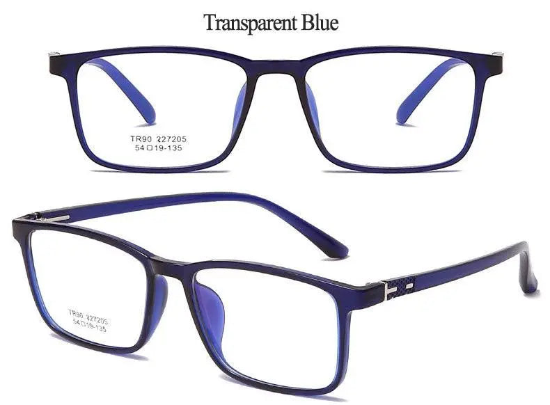 Unisex Rectangular Full Rim TR90 Prescription Glasses 227 — view 18 | Rx Spectacle