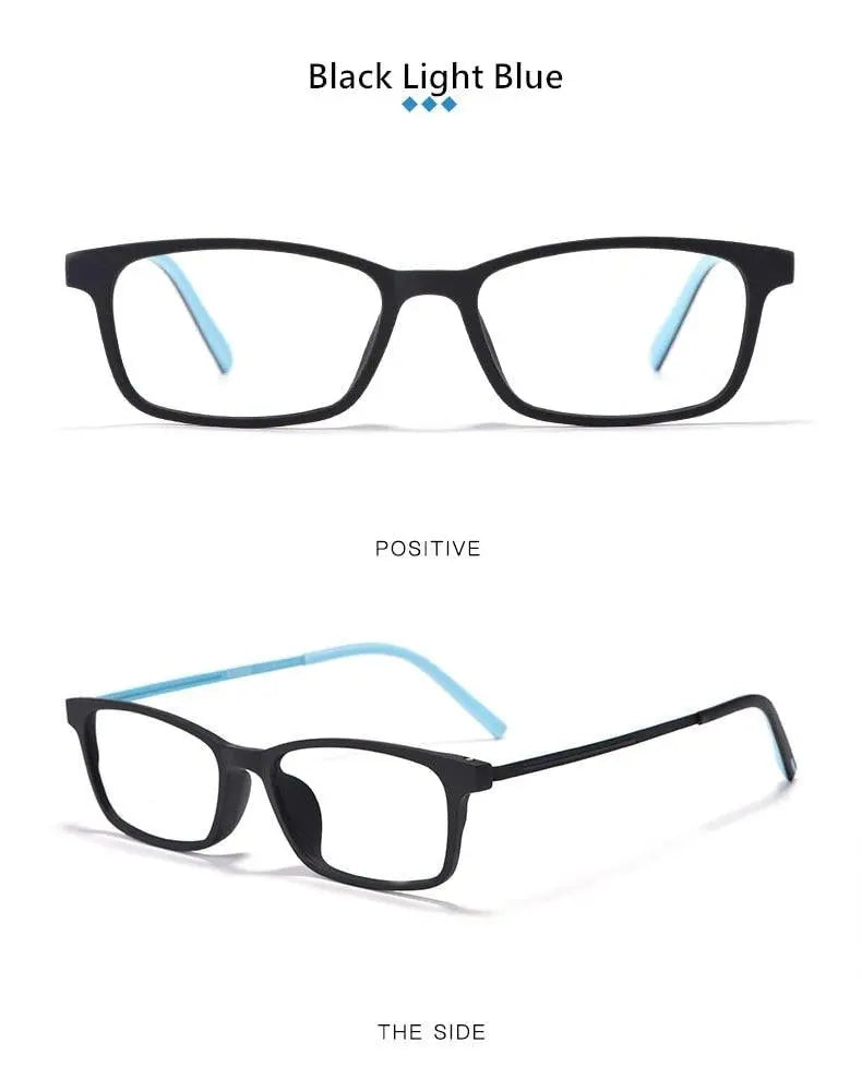 Unisex Full Rim Titanium Prescription Glasses 8802 — view 14 | Rx Spectacle