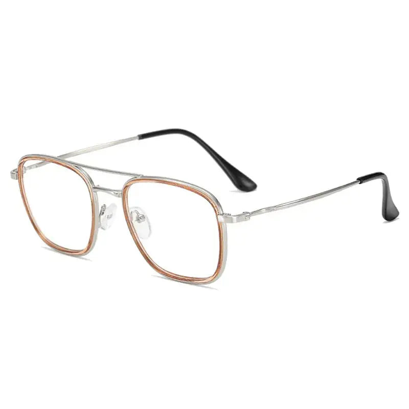 Women's Square Full Rim TR90 Double Bridge Prescription Glasses 72624 — view 5 | Rx Spectacle
