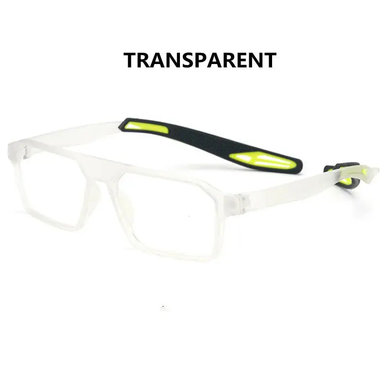 Unisex Square Full Rim TR90 Sports Glasses 1218 — view 10 | Rx Spectacle