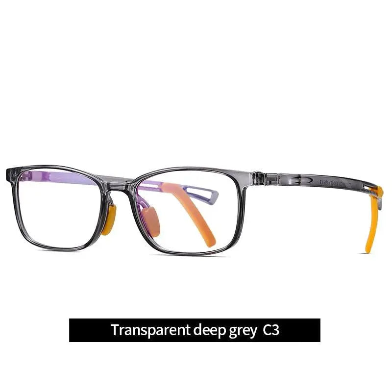 Unisex Square Full Rim TR90 Prescription Glasses 5109 — view 10 | Rx Spectacle