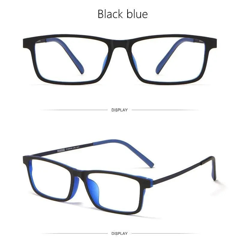 Unisex Full Rim Titanium Prescription Glasses 8836X — view 12 | Rx Spectacle