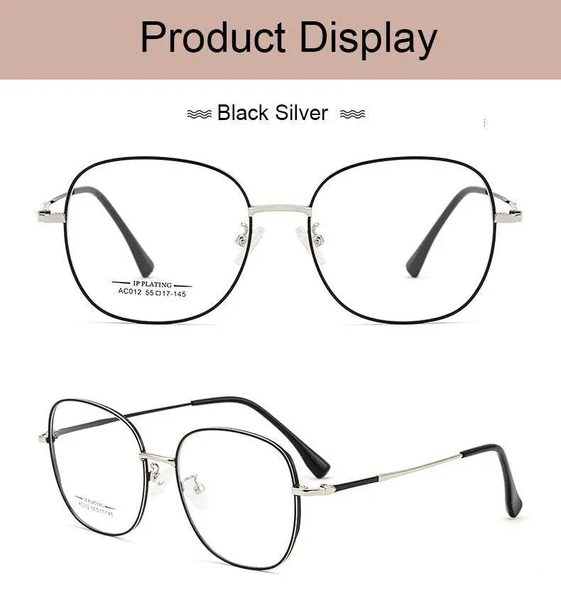 Unisex Full Rim Alloy Prescription Glasses AC012 — view 17 | Rx Spectacle