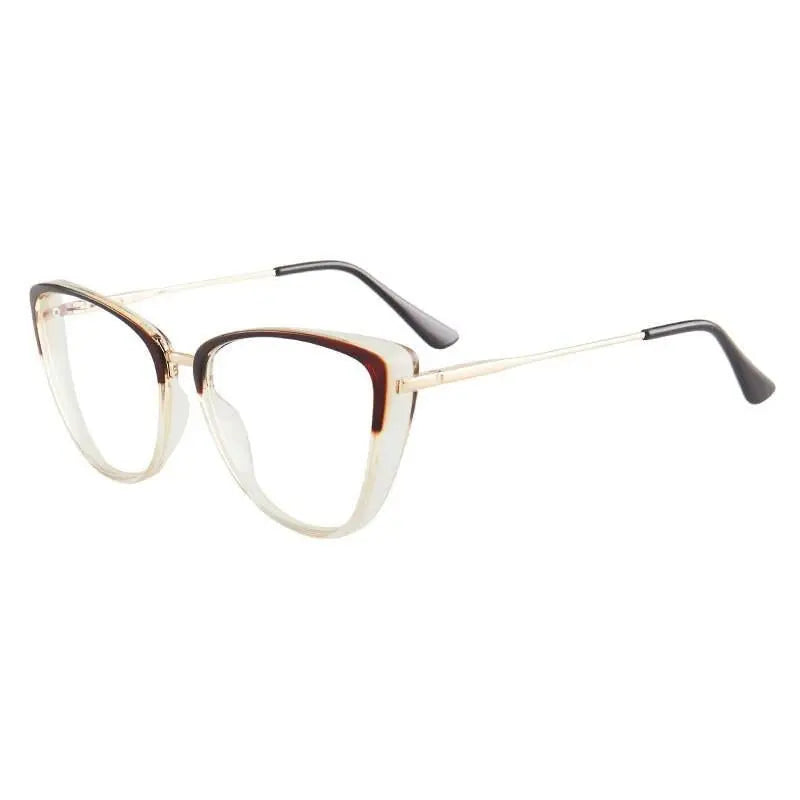 Women's Cat Eye Full Rim TR90 Prescription Glasses 7033 — view 4 | Rx Spectacle